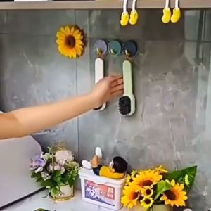 Sikat sepatu multifungsi dengan dispenser Sabun cair Permbersih lembut soft serbaguna