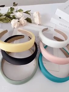 Hair Band for Women Headband Solid Plain Pattern Cekak Rambut Wanita Viral Girl Kids 韩式网红纯色甜美百搭海绵宽边头箍