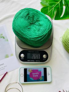 Yarn - Sợi Lụa 100% Silk Thái | Sợi xe tròn - Cỡ sợi 0.6mm - 08mm | Sợi mùa hè bóng mền đẹp dùng đan móc cho váy áo áo dài | Terri Store