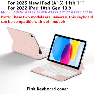 Magic Keyboard For iPad 10 10th A16 11th Pro 11 2022 2021 2020 Air 4 5 10.9 Case Keyboard Smart Multi-Touch TrackPad Backlight