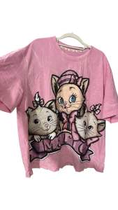 🇲🇾 Ready stock Marie Cat blink blink oversize shirt
