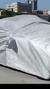 NMS - Nylon Car Cover for FORD ESCAPE with Clean Cham Chamois Towel Waterproof Lightweight Car Cover Protection
