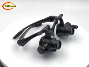 KALLA ZEAST Kacamata Pembesar servis hp jam elektronik dengan senter alat Reparasi jam 25x Magnifier