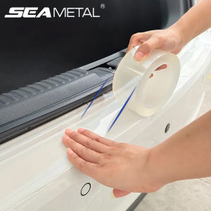 SEAMETAL Car Sticker Transparent Car Door Edge Stickers Anti Scratch Door Sill Protector Film for Auto Threshold Trunk Bumper
