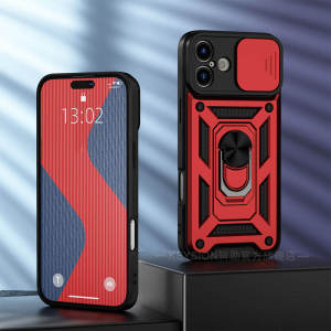 เคสไอโฟนแหวนวงเล็บหมุนเลื่อนกล้องเลนส์ทหารเกรดสําหรับเคสโทรศัพท์iPhone 11 12 13 14 15 16 pro promax เคส TPU case กันกระแทก