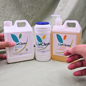 LivClean Power Cleaners - MPPC 350g + Dishwashing concentrate 1L + Cleaning Vinegar w/ Calamansi 1L
