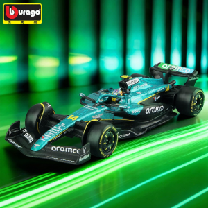 Bburago | Aston Martin F1 AMR25 Alonso Stroll Formula Model 1:43