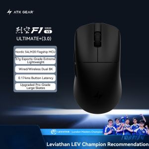 ATK F1V3 ULTIMATE Wireless Gaming Mouse PAW3955Master 40000DPI 850IPS 75G Dual 8K 0.174ms Latency 36g Ultra Lightweigh Ergonomic