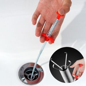 Nhà Ống Nước Lò Xo Nạo Vét Ống Dụng Cụ Thân Thiện Với Môi Trường Thoát Nước Làm Sạch Rắn Cho Cống Đường Ống Tắc Nghẽn Loại Bỏ