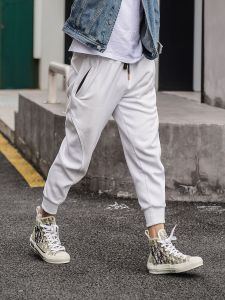 Quần Dài Thể Thao Nam American Style Chạy Bộ Tập Luyện Thể Dục Thường Ngày Khóa Kéo Cỡ Lớn Quần Dài Thể Thao Mùa Xuân Thu