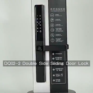 Somnium Tuya WiFi Smart Door Lock Grille Swing door Double Side Fingerprint Digital Aluminium Lock Waterproof Stainless