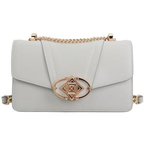 Luxurious Chain Strap Genuine Leather Crossbody Bag Underarm Commuter Bag New 2025 Elegant Womens Bag Square Shape Handbag