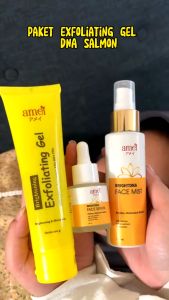 Paket Exfoliating Gel DNA Salmon Amei: Solusi Penghilang Daki & Pemutih Wajah