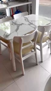 Bàn Ăn Cơm 4 ghế Mango giả đá CHÍNH HÃNG - BẢO HÀNH 12 THÁNG