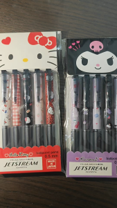 Jetstream Sanrio 0.5mm Black-ink 5pens Set