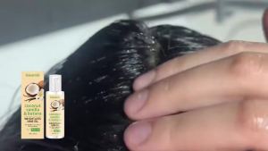 Coconut Vanilla Hair Oil Repair Dry Damaged Hair Strengthening Hair Boost Voluming Moisturizing Dry Split Nourishing Hair Care