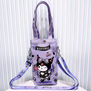 Cute Cartoon Girl Water Cup Cover Handheld Beverage Crossbody Bag Insulated Mug Holder Handle Single Shoulder Protective Cup Cover