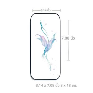 สติกเกอร์รอยสักชั่วคราว INKARTLINK กันน้ำ พิมพ์สี สไตล์ศิลปะ สำหรับงานปาร์ตี้ ทำเองได้
