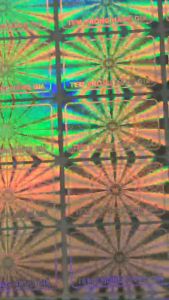 Tem niêm phong chống giả hologram 1.5 x 2.5cm tổ ong combo 1.000c