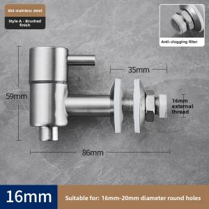 SHENGXUE | Stainless Steel Copper Faucet for Wine Brewing and Water Tap