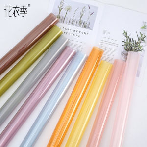 Bộ Bao Bì Hoa Dày Bằng Nhựa OPP Trong Suốt Của Glass Season Dành Cho Cửa Hàng Hoa Tươi Và Nghệ Thuật Hoa Bao Bì Hoa Bó Hoa