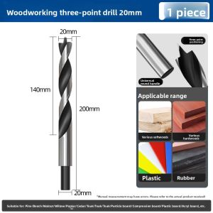 LASH | Woodworkers Tri-point Drill Bit for Plastic Wood
