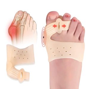 VTTO 1Pair Toes Separator Bone Ectropion Adjuster Hallux Valgus Bunion Corrector Pad Toe Straightener Outer Appliance Foot Care Tool