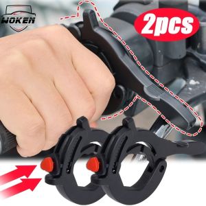 【WOKEN】2PCS Motorcycle Throttle Clip Cruise Control Assist Handle Control Grip Throttle Booster Labor-Saving Throttle Clip Bicycle Motorcycle Universal Handlebar