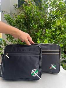 Clutch 2hand nam nữ cực đẹp da thật phối vải hãng xe VOLKwagenn -T264