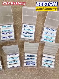 Pin sạc Beston AA AAA 3300mah 1.2V chính hãng pin sạc tiểu pin sạc đũa siêu bền 1000 lần sạc