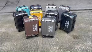 ซับในกั้น2ฝั่ง ล้อสปริง กระเป๋าเดินทาง กระเป๋าเดินทางล้อลาก 20 25 30 33 นิ้ว แข็งแรง ทนทาน