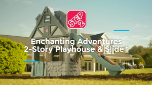 Step2 Enchanting Adventures 2-Story Playhouse & Slide