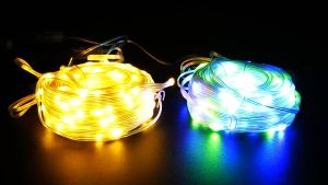 ĐÈN LED ĐOM ĐÓM HẠT GẠO FAIRY LIGHT CHỐNG NƯỚC 10 MÉT 20 MÉT 50 MÉT có hộp chỉnh chế độ