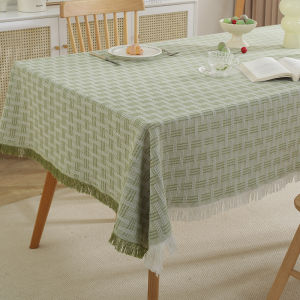 Minimalist Boho Tassel Tablecloth