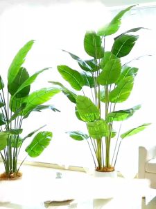 DAUN PALEM PLASTIK POHON PISANG DAN POT DAUN PALEM JUMBODAUN ARTIFICIAL Import DAN PALSU DAUN PLASTIK DEKORASI TANAMAN HIAS MURAH DEKORASI RUMAH