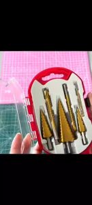 6 PCS HSS ดอกสว่าน ทรงเจดีย์, 4-32mm 3 Pcs.Set / 6 Pcs.Set, เจาะขยาย, คว้านรู, เคลือบไทเท่นี้ม, ดอกเล็ก-ใหญ่, ขั้นบันได, บันไดเหล็กชุดหัว, ไทเท่นียม ดอกสว่าน ดอกสว่าน ดอกสว่านปูน ดอกสว่านเจดีย์ มetal ดอกสว