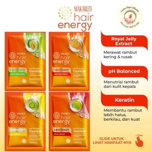 Makarizo Creambath Fibertherapy Hair & Scalp Royal Jelly Sachet - Masker Rambut Makarizo