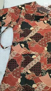 (XXL) BAJU TIDUR BATIK MODEL LENGAN TEROMPET BAGAN UKURAN MDL XXL JUMBO (LD=118) MJ LIONG