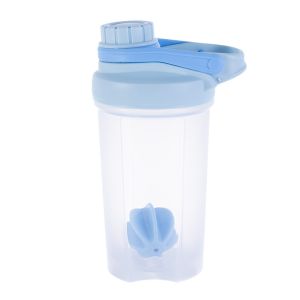 Creative Portable Shaking Cup with Handle Graduated Convenient and Practical Cup Sealed and Leak-proof Solid Color Water Cup