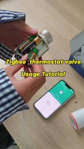 LS | Zigbee TRV Heating Valve Zigbee Smart Thermostat Constantly Warm Gas Valve Temperature Controller Works with Tuya