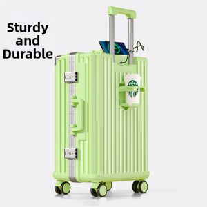 MEIFANER | Durable High Capacity Travel Password Protected Luggage 24 inch