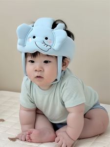 Baby Walker Anti-Fall Hat Boys Cartoon Head Protection Pad Child Learning to Walk Collision Proof Headgear for Infants And Toddlers