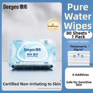 Deeyeo | Purified Water Family Cleaning Wipes 80 pcs