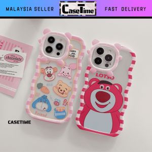 SAMSUNG A02s A03 A03s A04 A04s A12 A13 A14 A32 A33 A34 A52 A52s A53 A54 cute cartoon lotso pooh transparent soft case