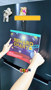 OSSDE Behaviour Kids Reward Chart With Magnet Stripe & 26 Chore 2280+48 Stickers Responsibility