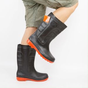 [ฟรีถุงมือตัดอ้อย] รองเท้าบูทครึ่งแข้งใส่ไปทุ่งนา ลงนา ไปจับปลากับพี่มาริโอ้ แถมฟรีถุงมือผ้า1คู่