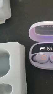 TWS Mini Bluetooth 5.4 HiFi Stereo Noise Canceling 200mAh Naxoaeo Earphone Bluetooth 5.4 Wireless Earphones with Charge Box for Phone Noise Cancelling Mic Earbuds Wireless Headphones