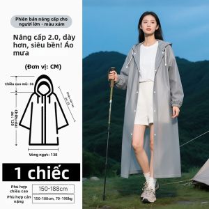 TAODUN | Áo Khoác Dù Dài Chống Thấm Nước Bền Đỡ