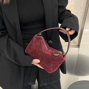 Simplified Leather Handbag Commuter Shoulder Crossbody Bag Womens Fashionable Minimalist New 2025 Small Unique Design