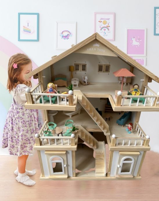 Solid Wood Children's Toy Room Play House Toy House House